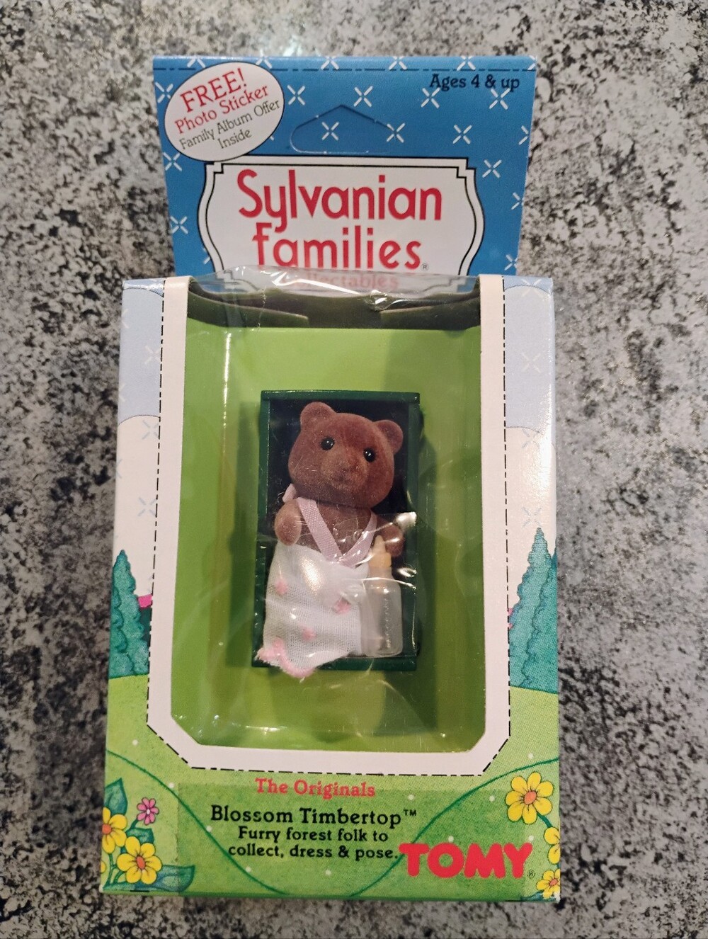 Sylvanian Families Blossom Timberrop Brown Bear Doll by TOMY